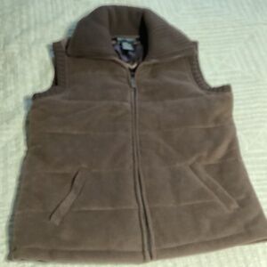 BC Clothing lined brown vest